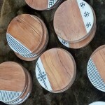 Wooden table  mat
