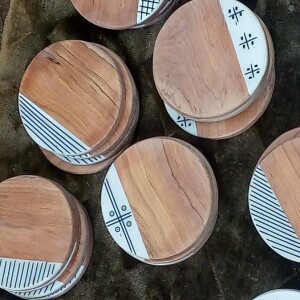 Wooden table  mat