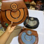 Small round hand bag