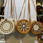 Small round hand bag